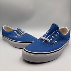 Vans Era Blue Canvas Low Top Skate Shoes Sneakers Mens Size 10